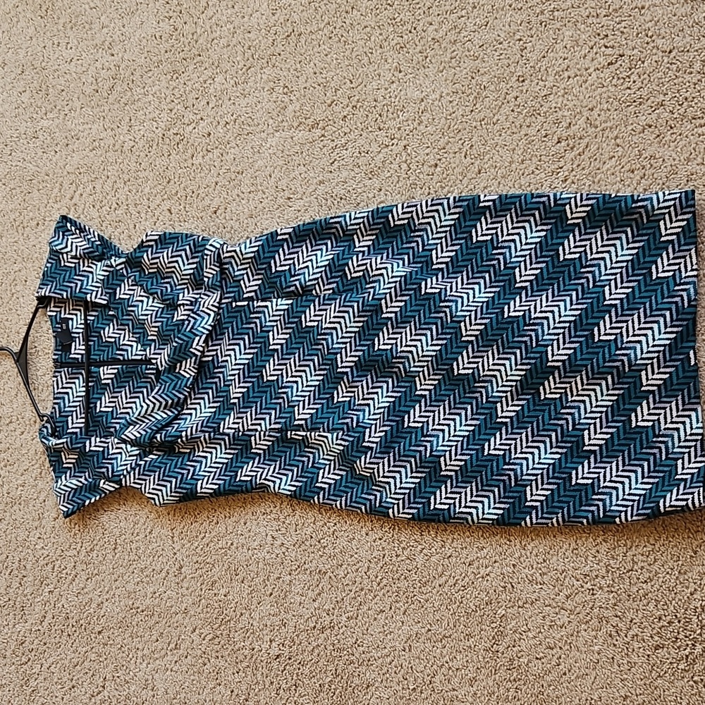 WHBM Black And Blue Dress